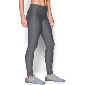 Under Armour Women's Carbon Heather HeatGear Compression Leggings Size L